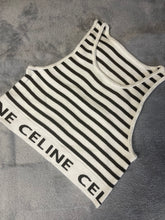 Load image into Gallery viewer, Black stripes Celine Top
