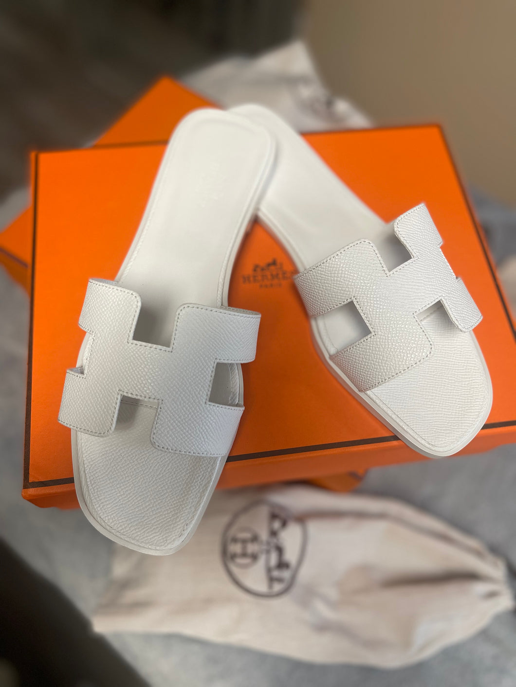 White Oran Sandals