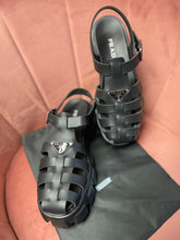 Load image into Gallery viewer, Black P. Sandals
