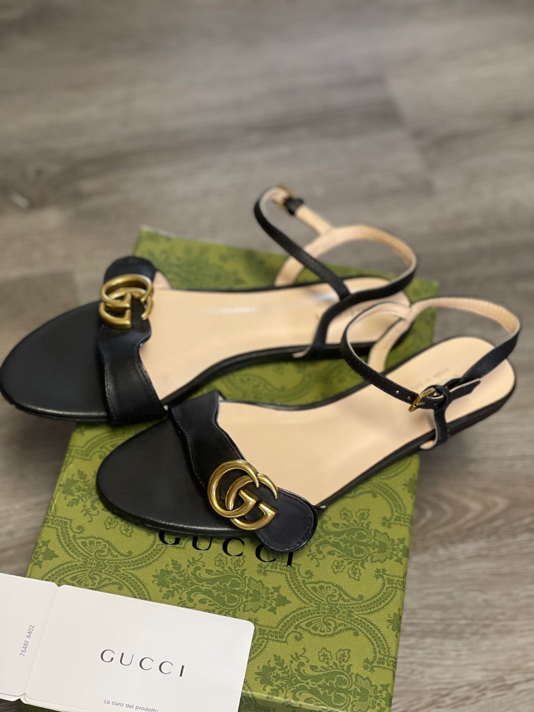 Black G Sandals